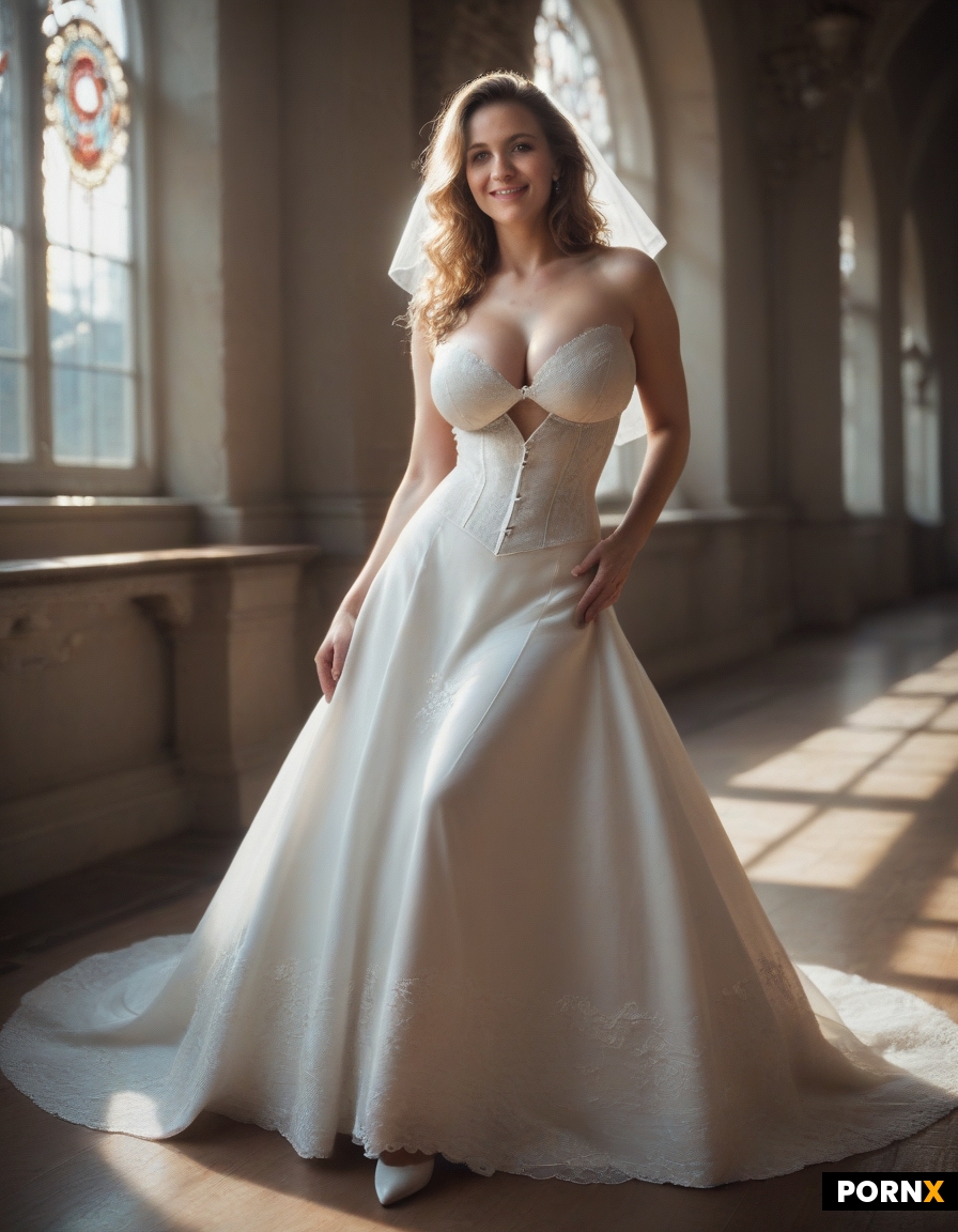 A stunningly beautiful blonde woman