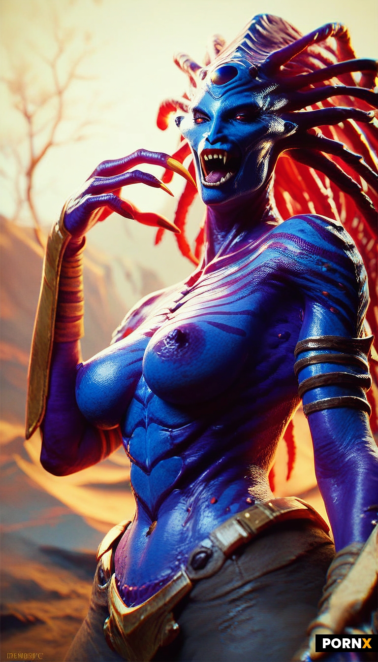 topless alien