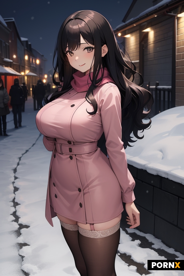 woman with fair  skin land  black super curly hair and dark brown eyes with huge boobs and big ass w