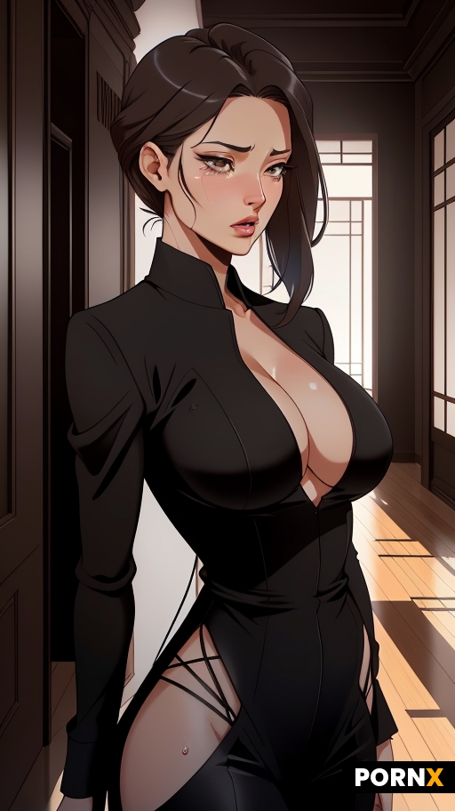 "A 30-year-old Japanese woman with fair skin and almond-shaped honey-colored eyes