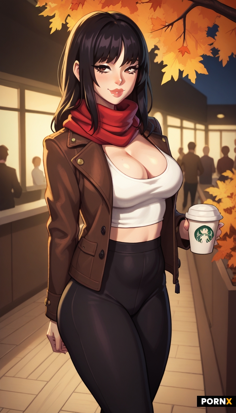 standing in coffee shop