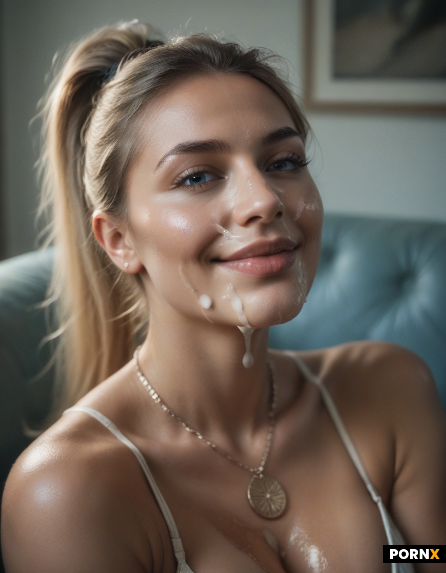 closeup on face