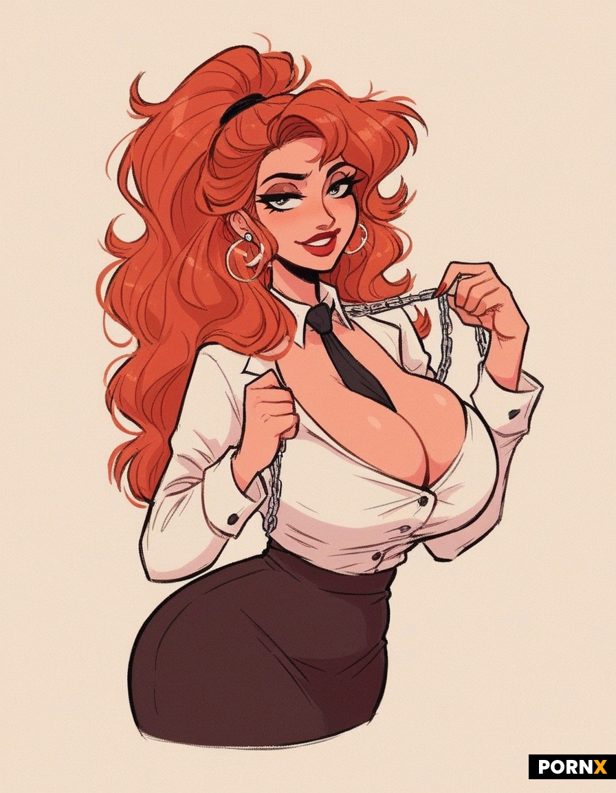Adorable cute Redhead woman