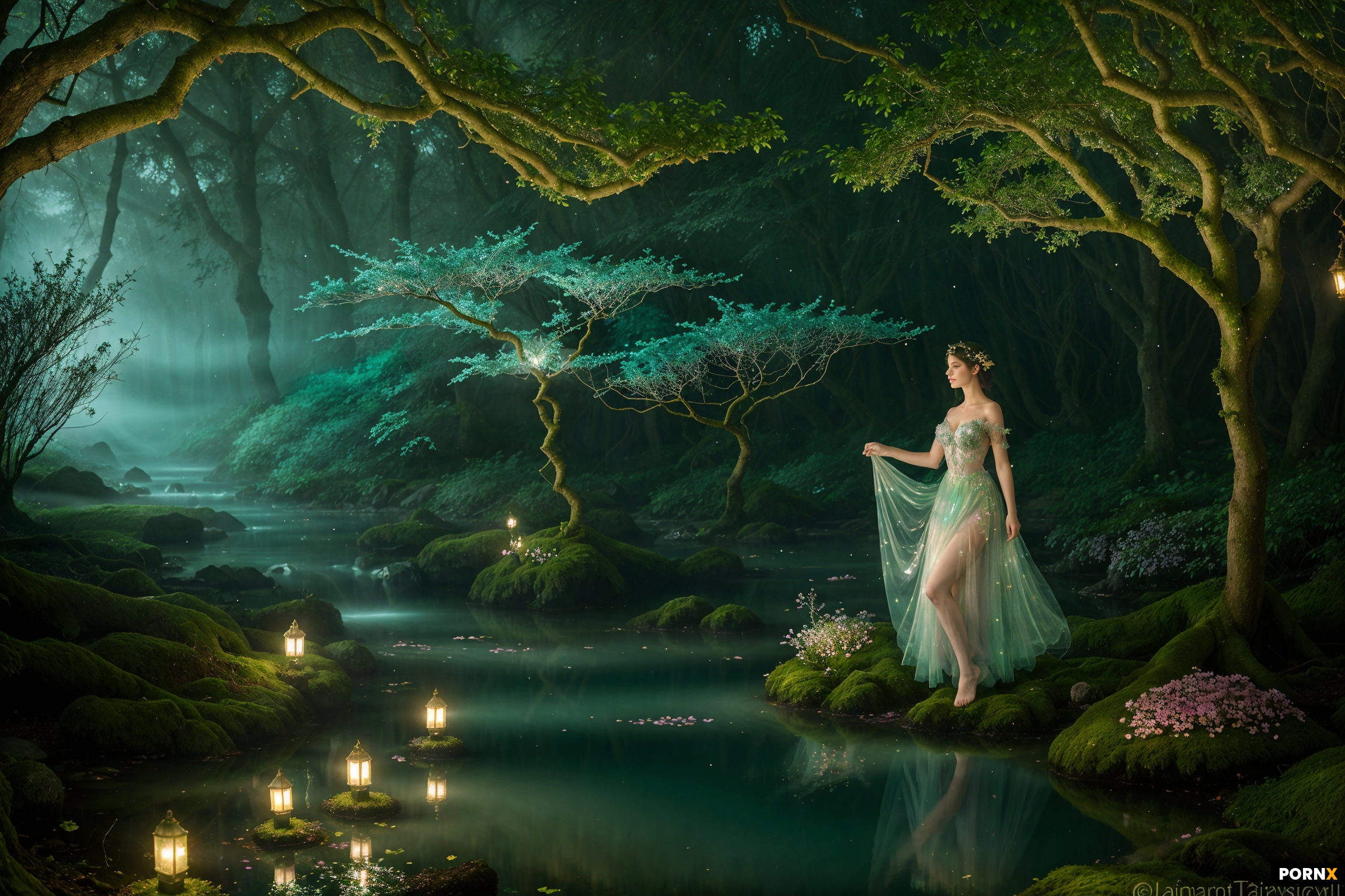 In an enchanted forest