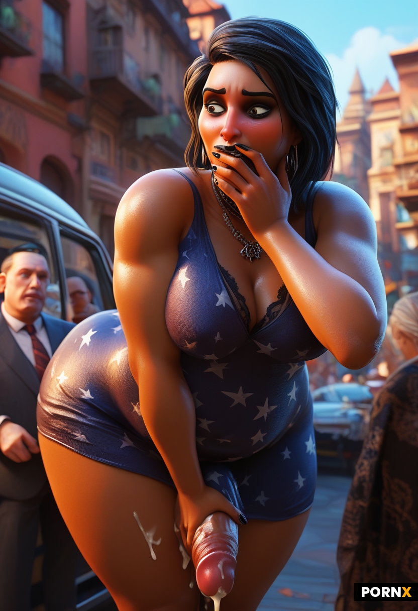One dark skin futa