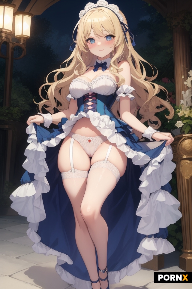 English garden party setting