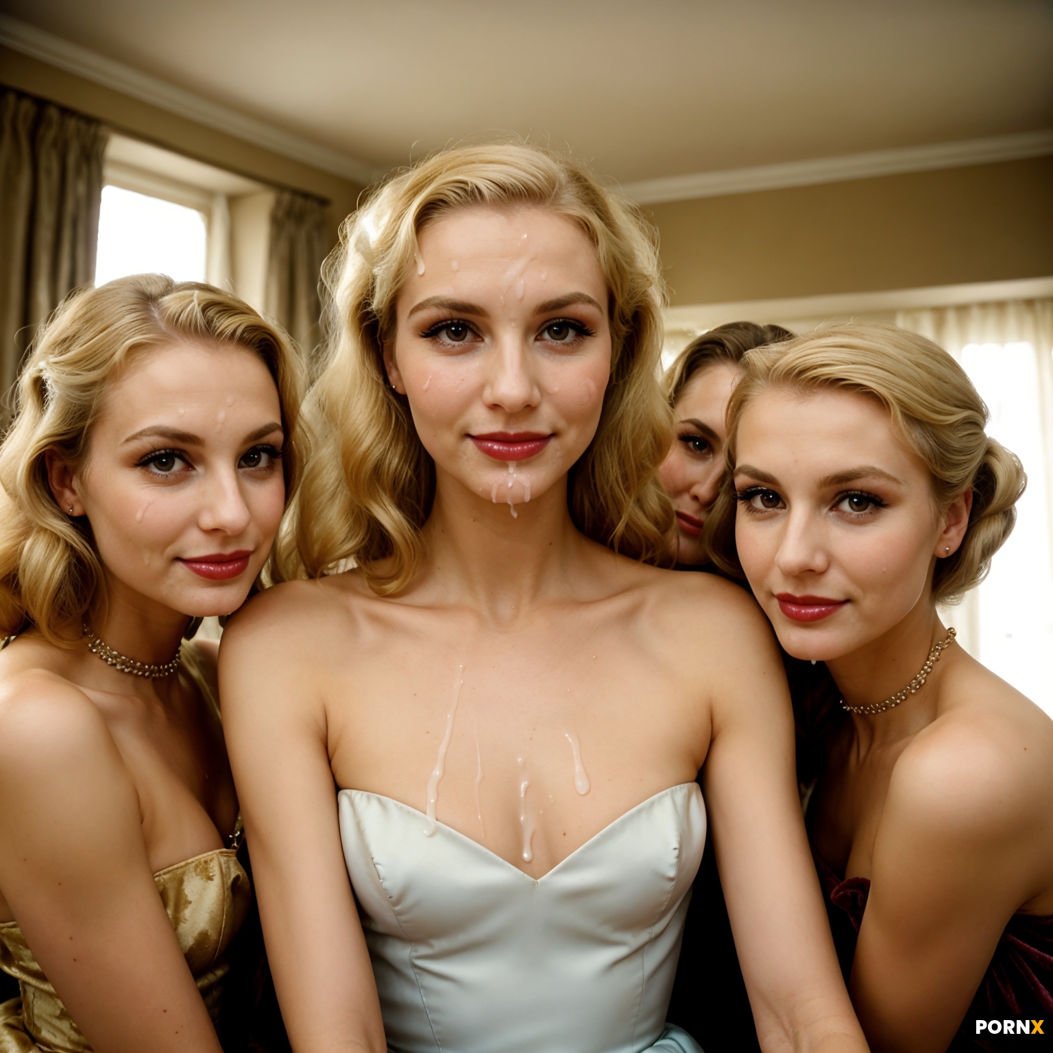 three women