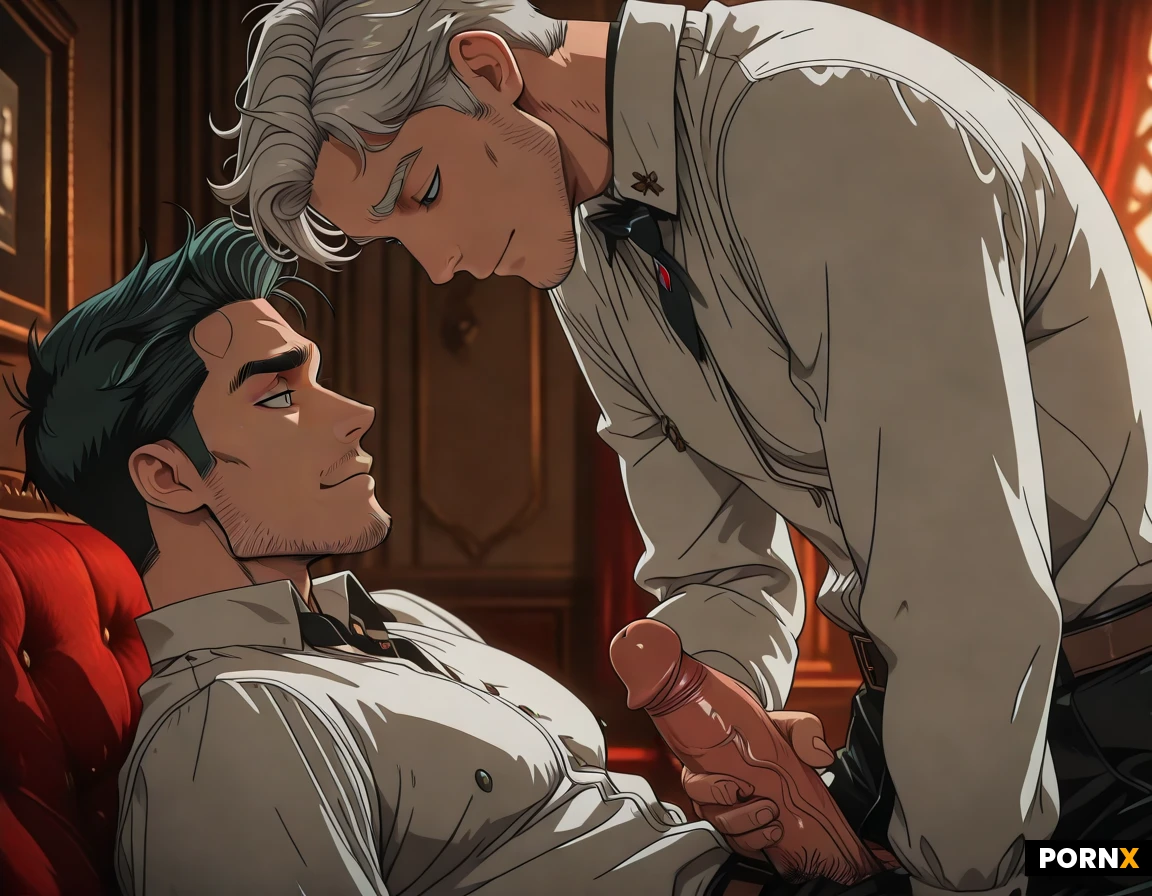 bulky shemale masturbates white older males cock while kneeled down front of him. white male stands. Shemale kneeled front of him and rubs males cock. Side view.