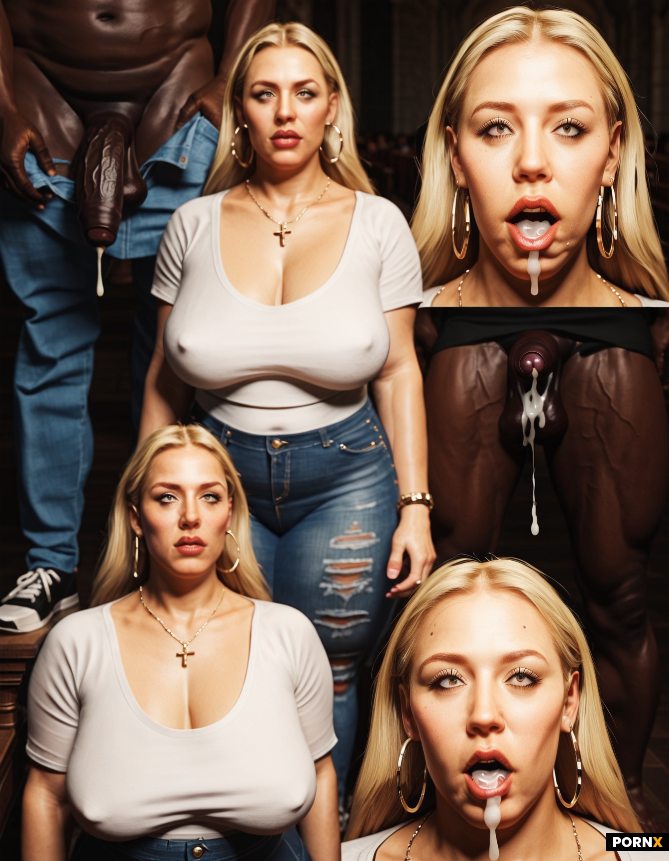 Blonde woman