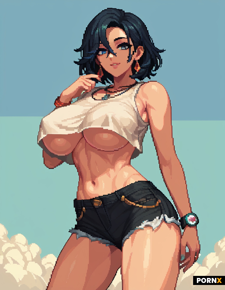 black haired