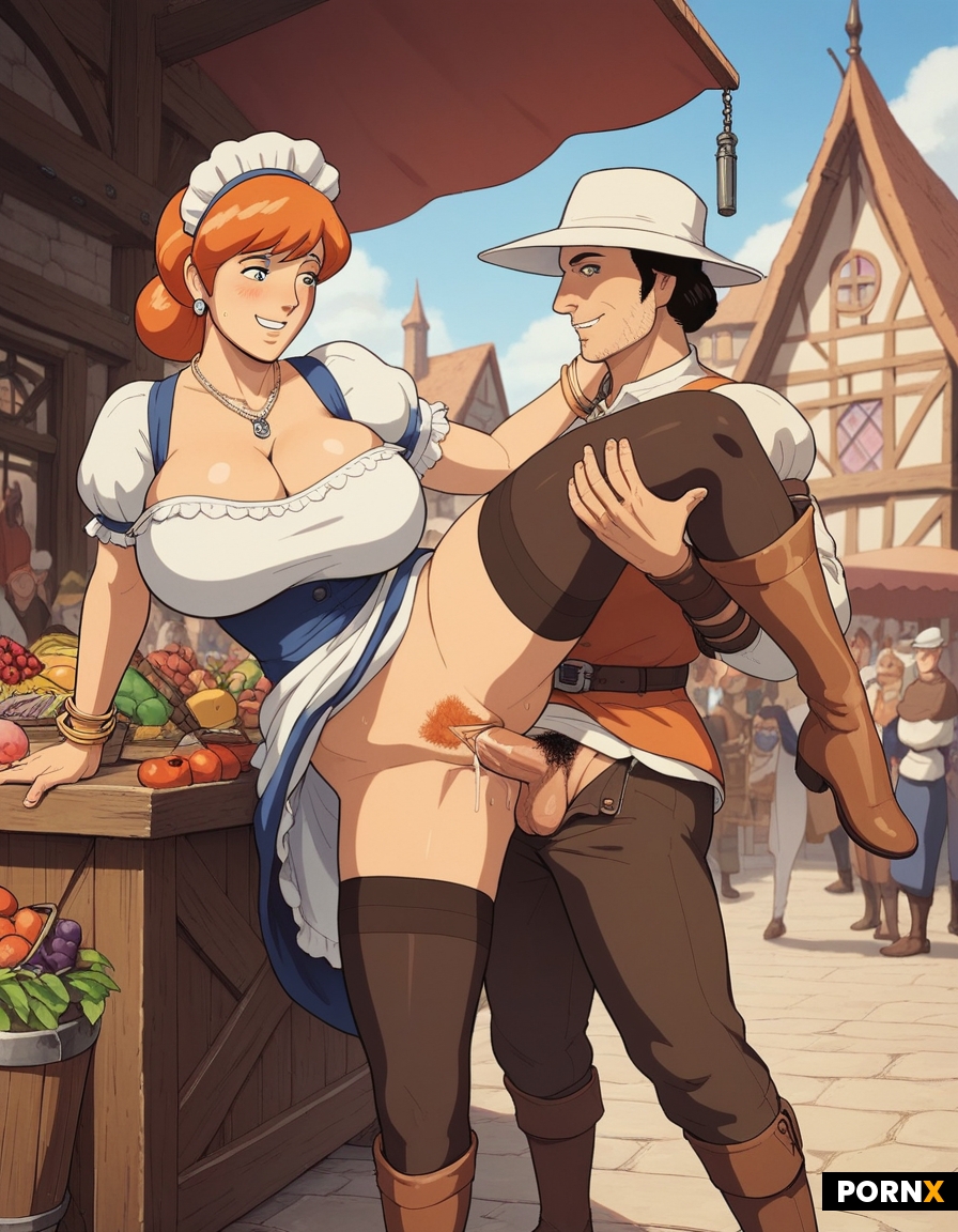 busty maid