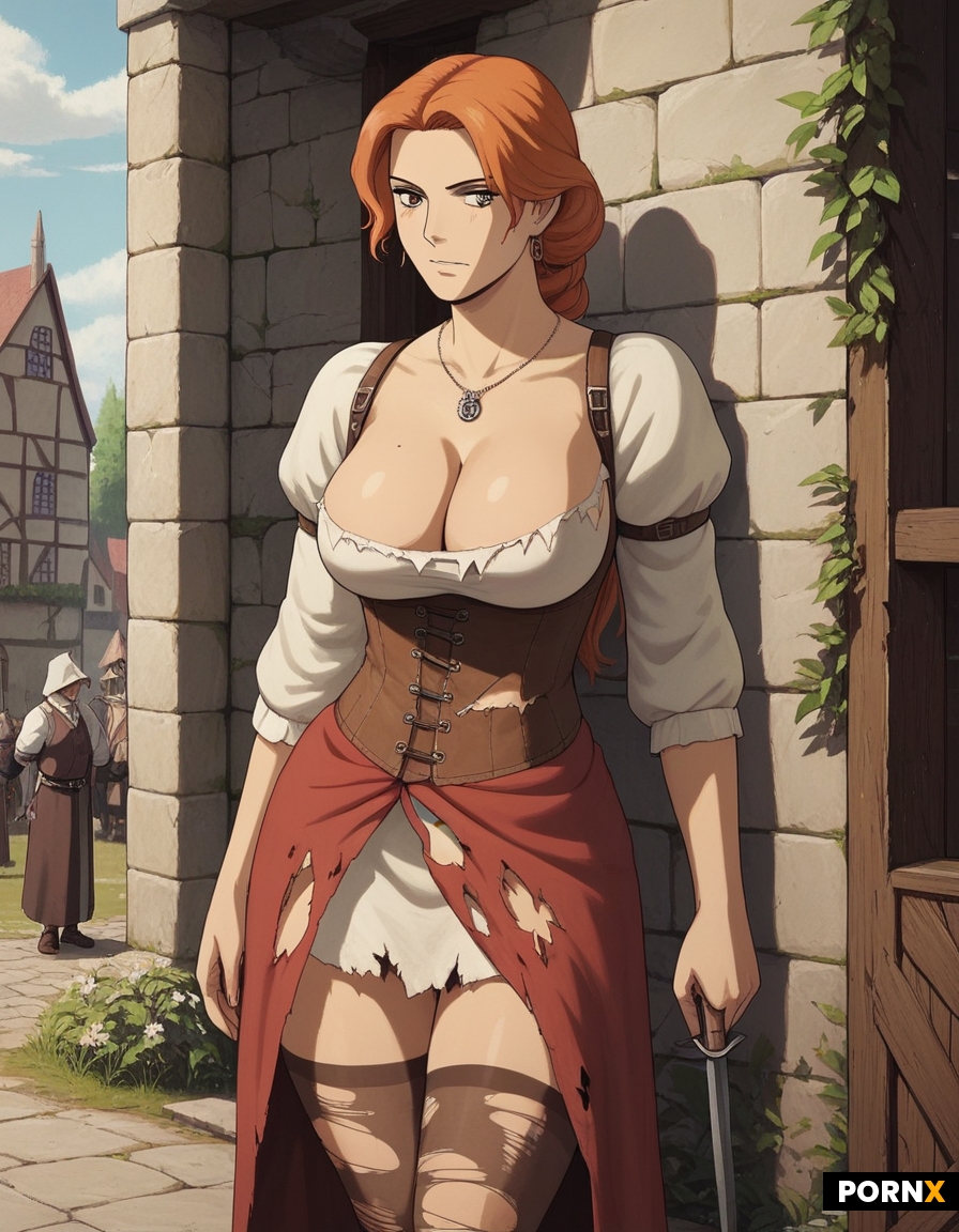 busty woman