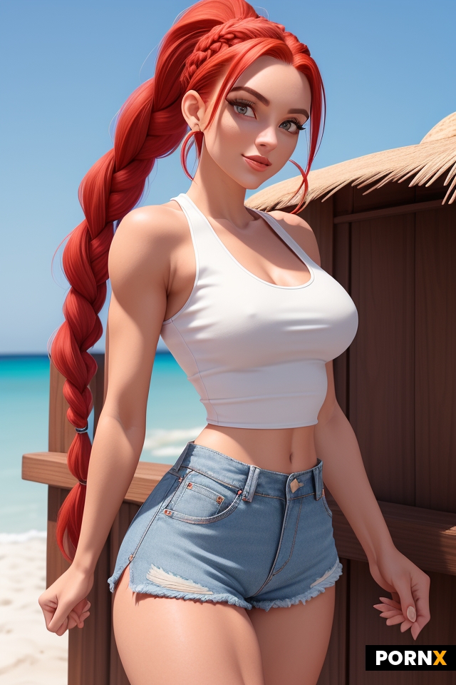 One woman
