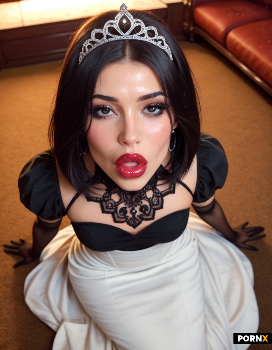 puffy wide dress