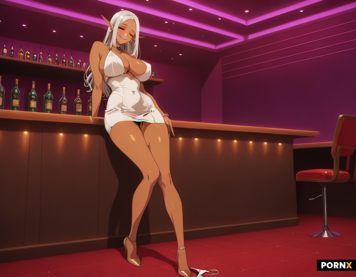 cute elf girls with golden brown skin