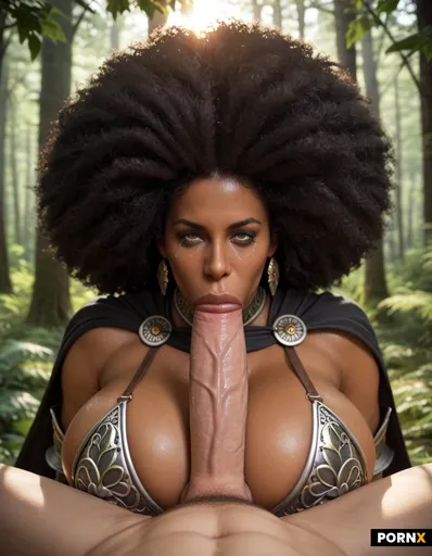 beautiful curvy black woman