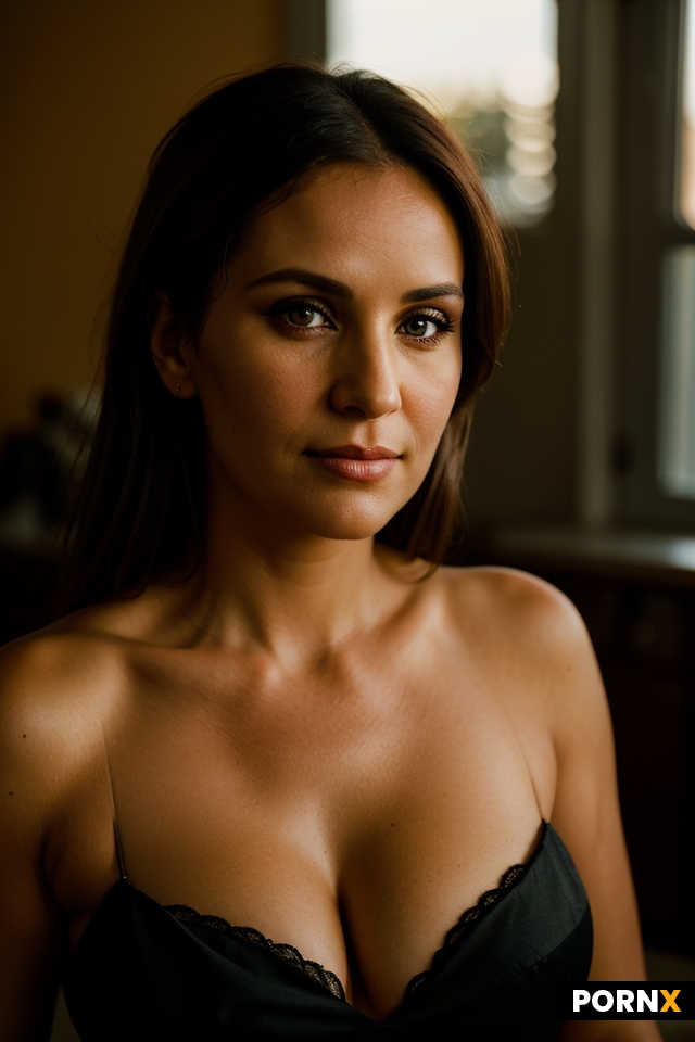 cinematic portrait of a 32 year old housewife