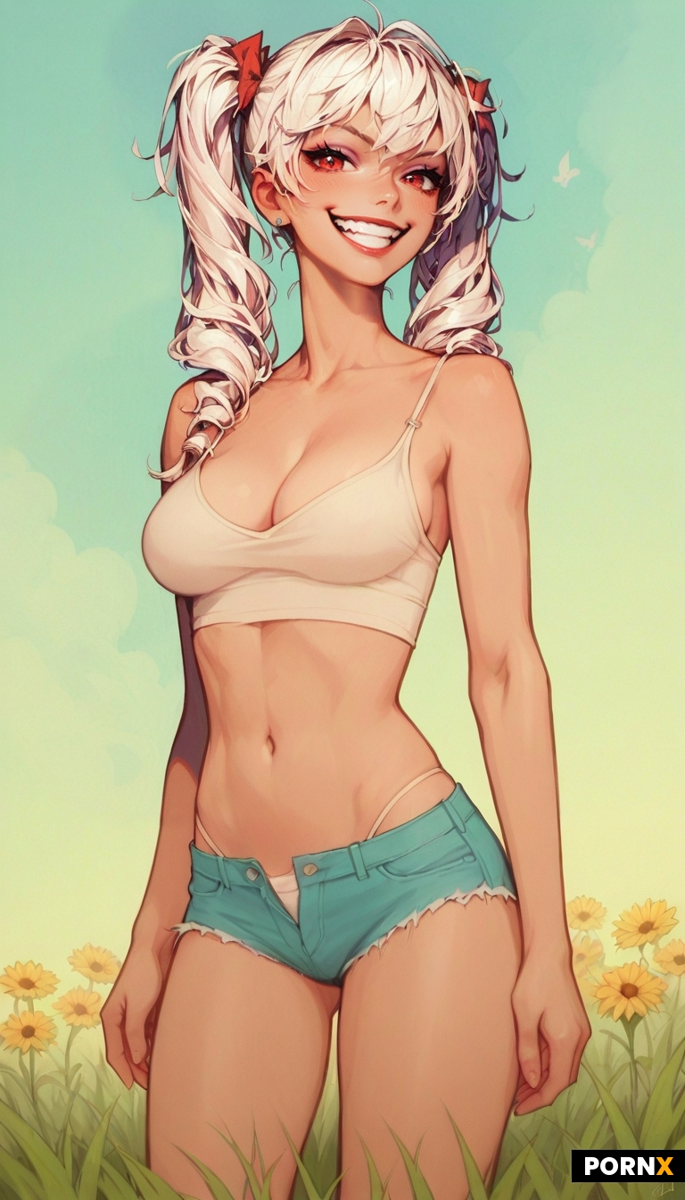 Naughty smile