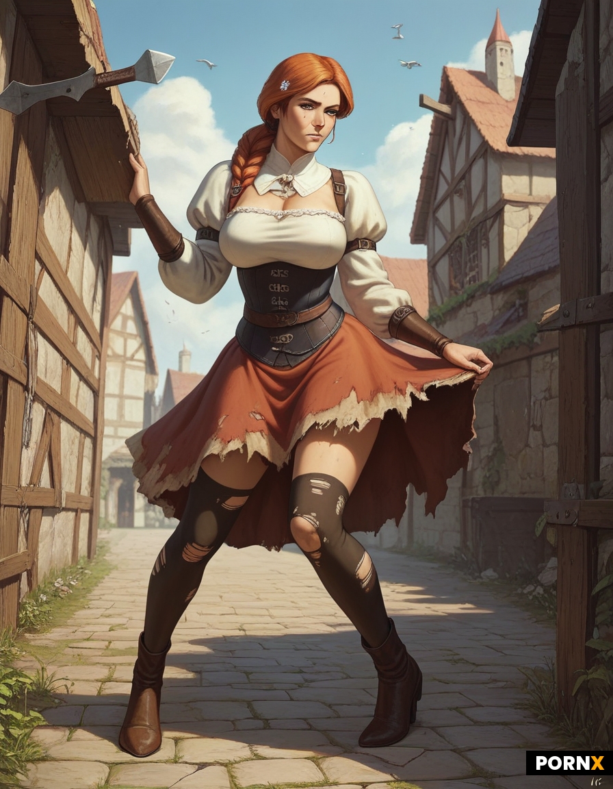 busty woman