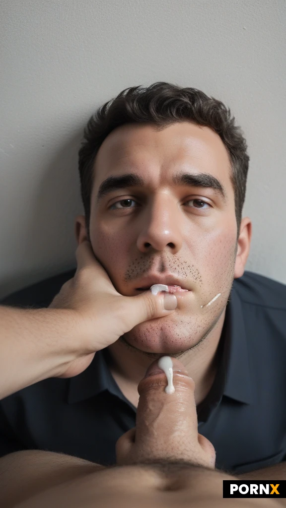 (Gay:1.1),(Cute_2men:1.0),(masculine handsome:1.2),(((arab:1.2):1.2):1.1)
(((pov penis against neck:1.2):1.2):1.2),((from above:1.2):1.2),(closeup portrait),(hand in perspective:1.1),
((Looking up:1.2):1.2),((hand on face :1.1):1.1),((finger in mouth:1.1):1.1),(kneeling:1.2),hands down,( against wall),((imminent_blowjob:1.2):1.2),((( dripping cum facial,drooling saliva :1.2):1.2):1.2),goo
(((Worried:1.2):1.2):1.2),yawning,thick eyebrows,open mouth,(((designer_stubble:1.3):1.3):1.3),((shaved_buzz_cut:1.2):1.2)
(hairy:1.3),((Skinny_adult,flat_chest:1.2):1.2),(naked:1.1),
(cinematic studio light,frontlit),<lora:055:0.5>,erect penis,testicles
Penis,<lora:bettercocks:0.5>
(Misty background:1.3),(dramatic lighting:1.0),(highly detailed eyes:1.0),(intricate details:1.0),(masterpiece:1.3),( best quality:1.3),( highres:1.3),( absurdres:1.3),