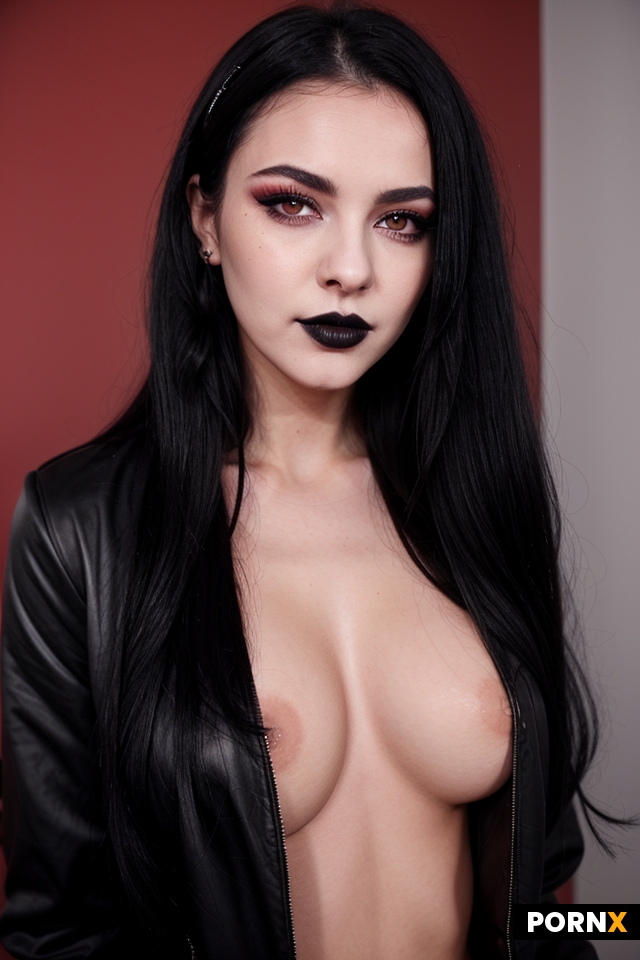 Goth woman