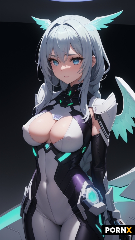 A strikingly beautiful woman stands in a sleek