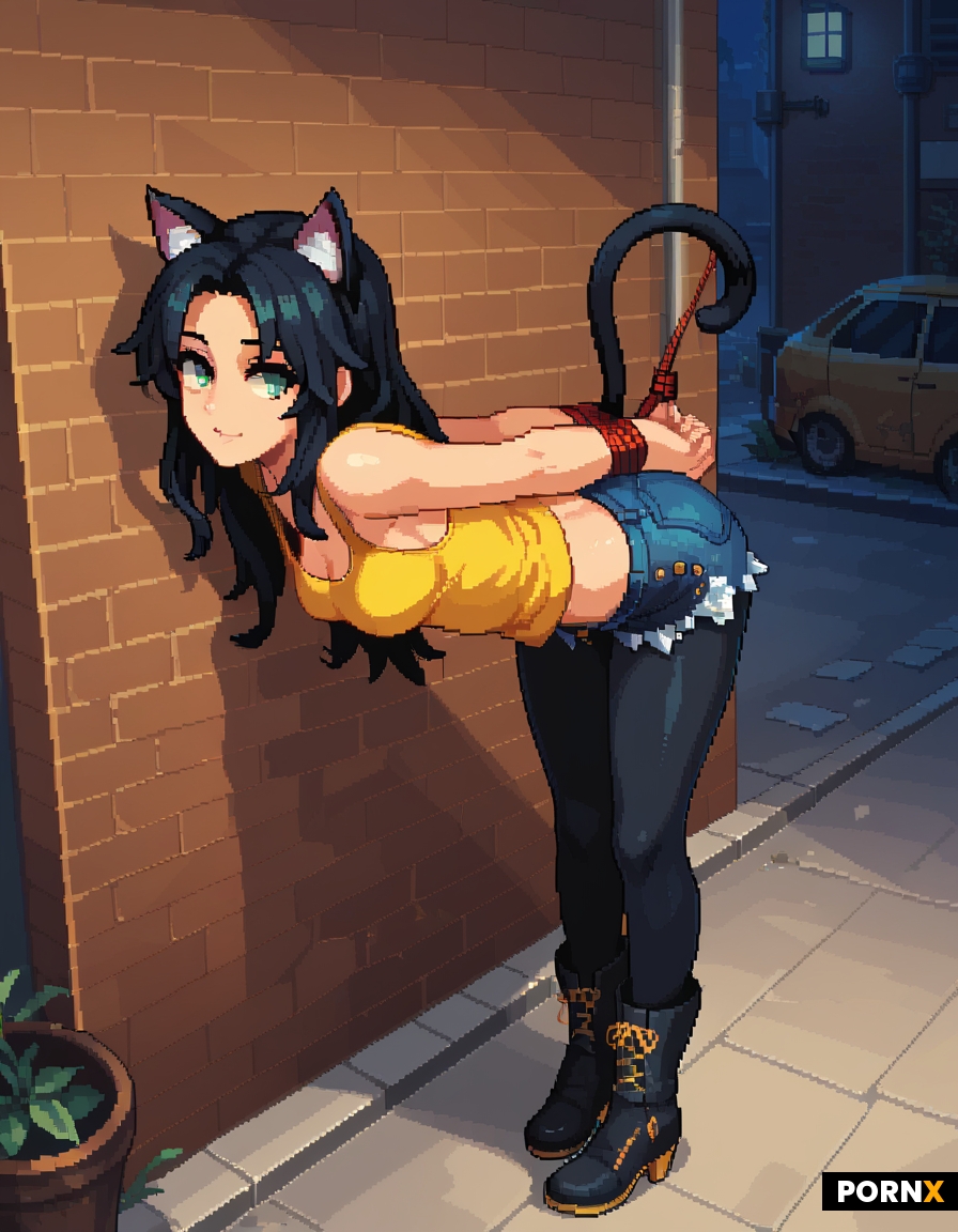 long black hair