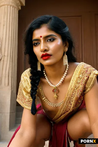 Small size dark Indian woman