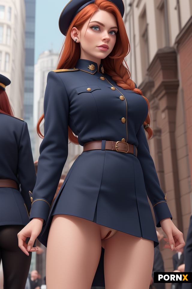 At the parade