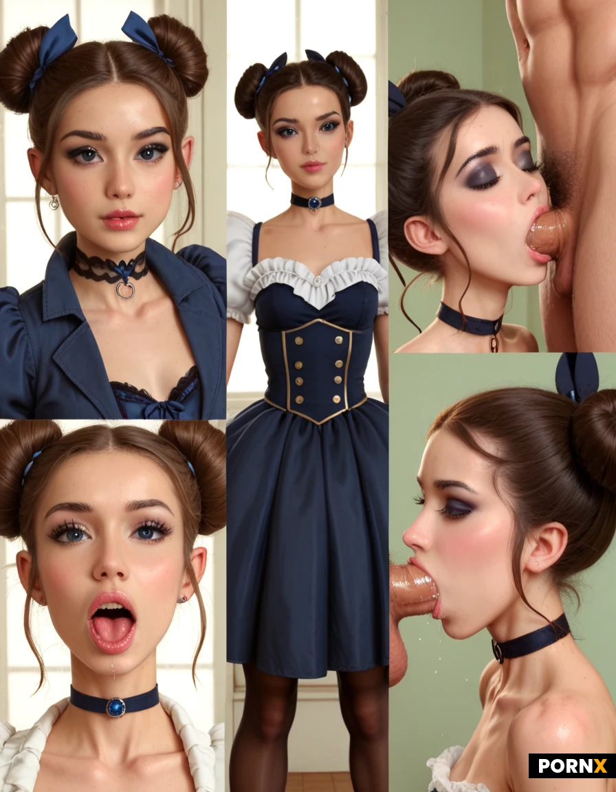 (multiple pictures:1.3),(cock suck story),hdr,ultra high details,ultra sweet,cute princess fairy,beautiful fairy,ultra skinny,ultra long legs,small,skinny waist,small waist,(round breasts),tight high hair buns,long site tales,fairy hair ribbons,choker,(ultra thick black eyeliner),fairy uniform,fairy shirt,gown jacket,fairy midi skirt,high stockings,fairy cosplay,belt,fully clothed,living room,man,big hard white cock,(deepthroat),mouth juice,living room,close side view from above,lower angle,looking at viewer,
