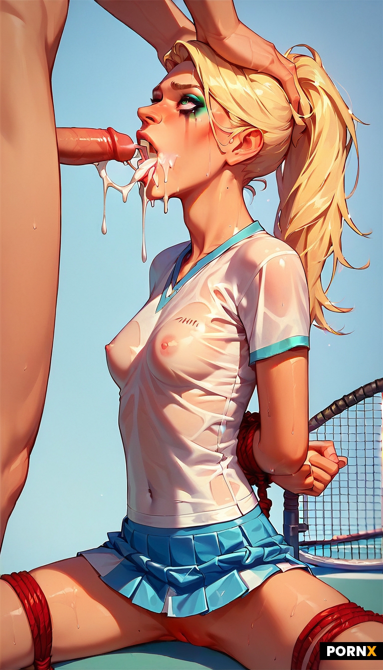 blonde woman