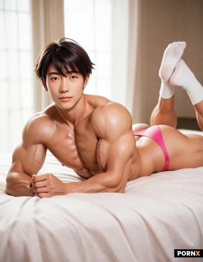 Twink crossdresser Asian