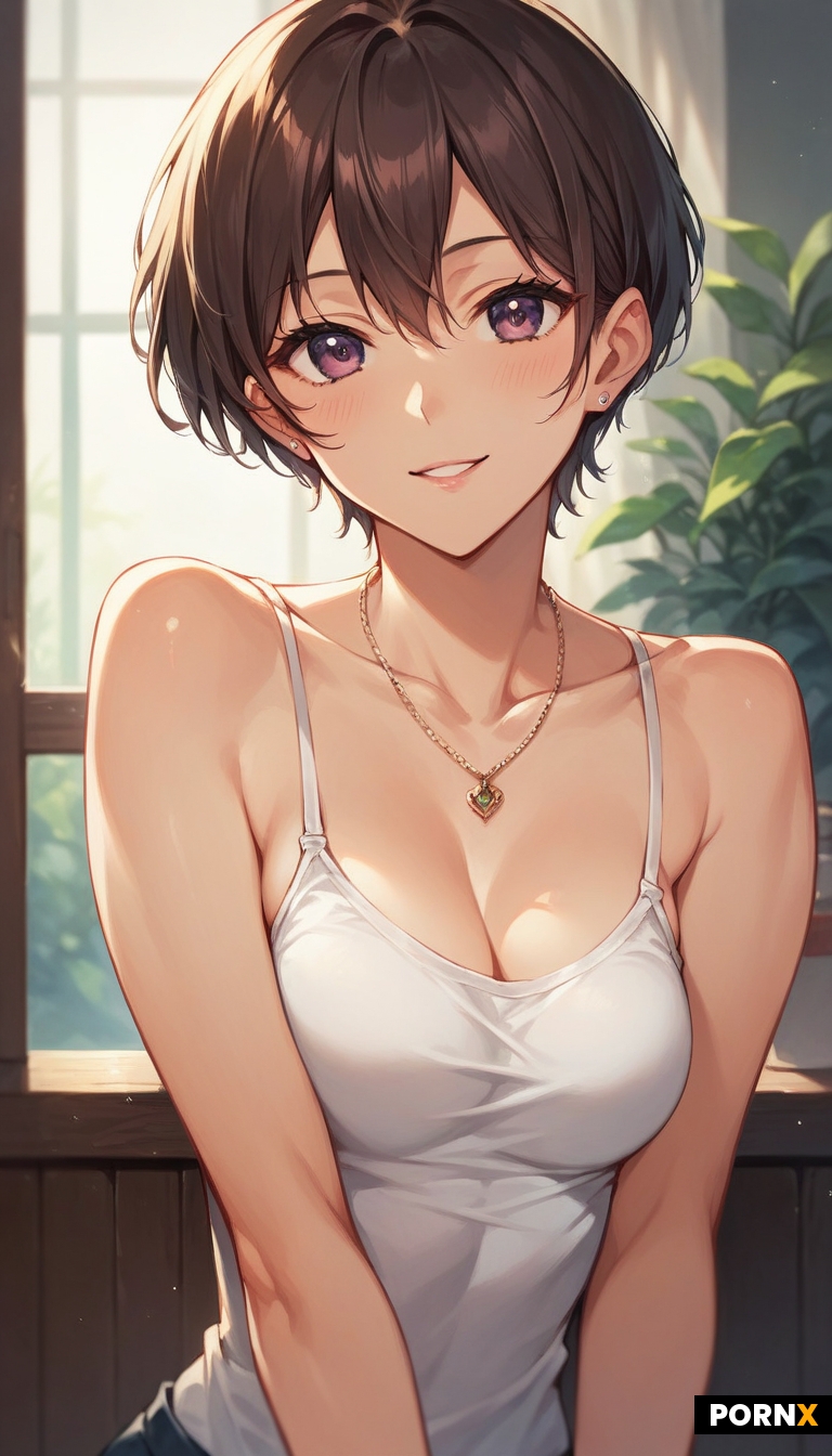Beautiful cute sexy svelte anime woman