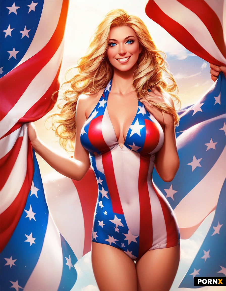 American gorgeous woman