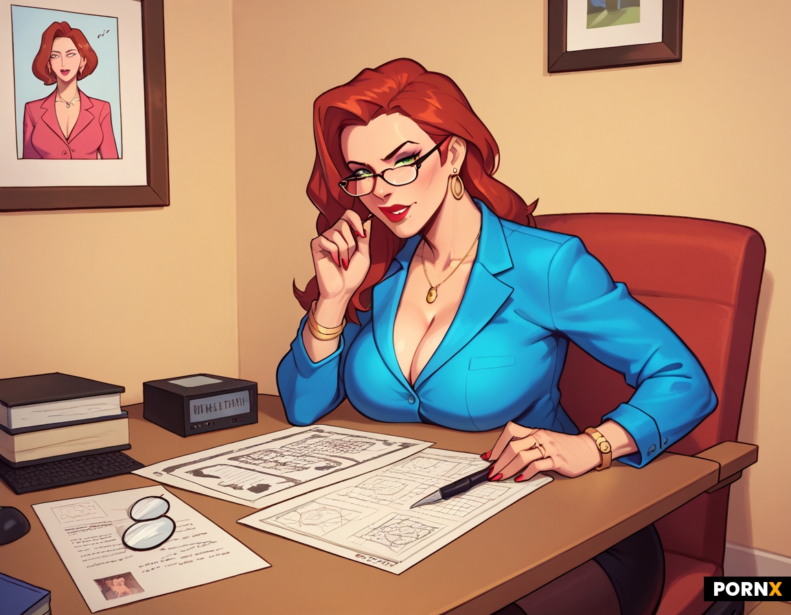 woman in a meeting at a modern office