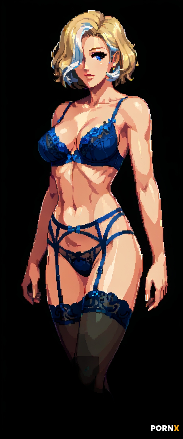 Beautiful blonde woman