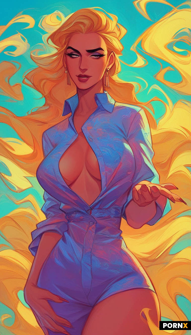 A vibrant woman