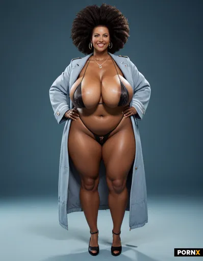 beautiful curvy black woman