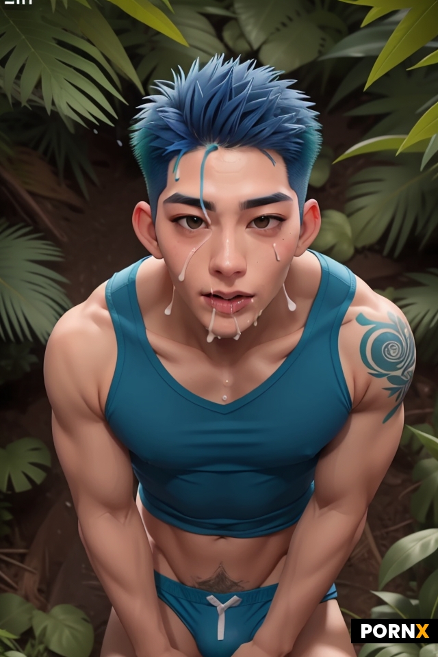 un elfo hombre con rasgos koreanos