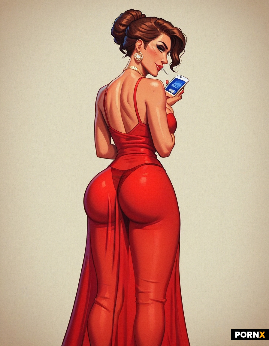 Beautiful and elegant Thick curvy woman in her 30s bending down