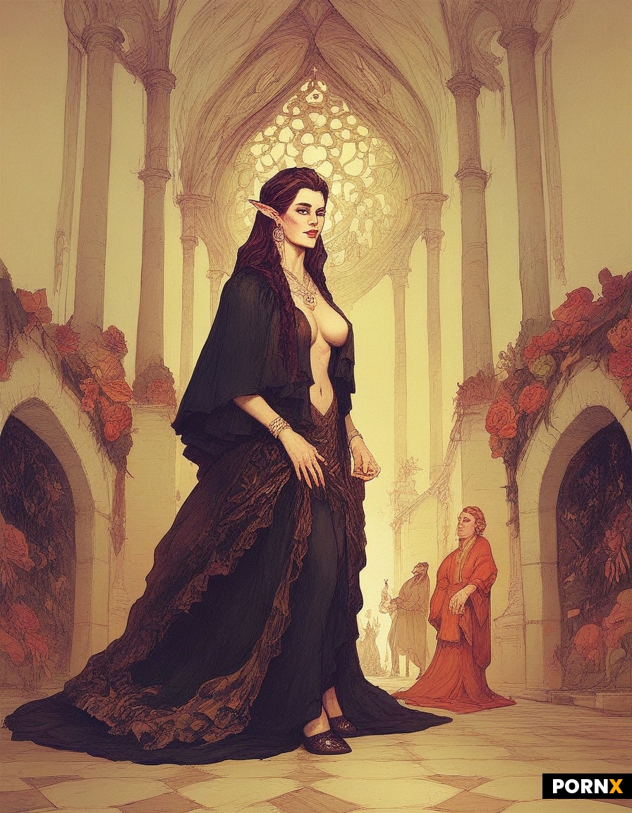 32-year-old gorgeous manipulative libertine elf merchant named Armatrix
