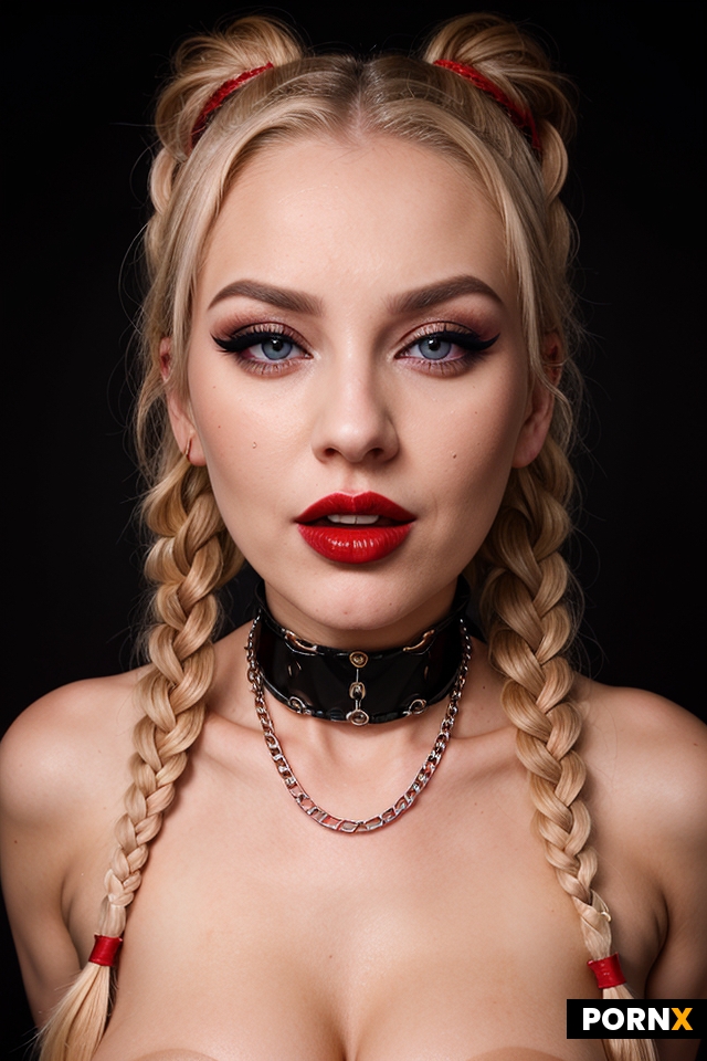 face portrait of a bimbo