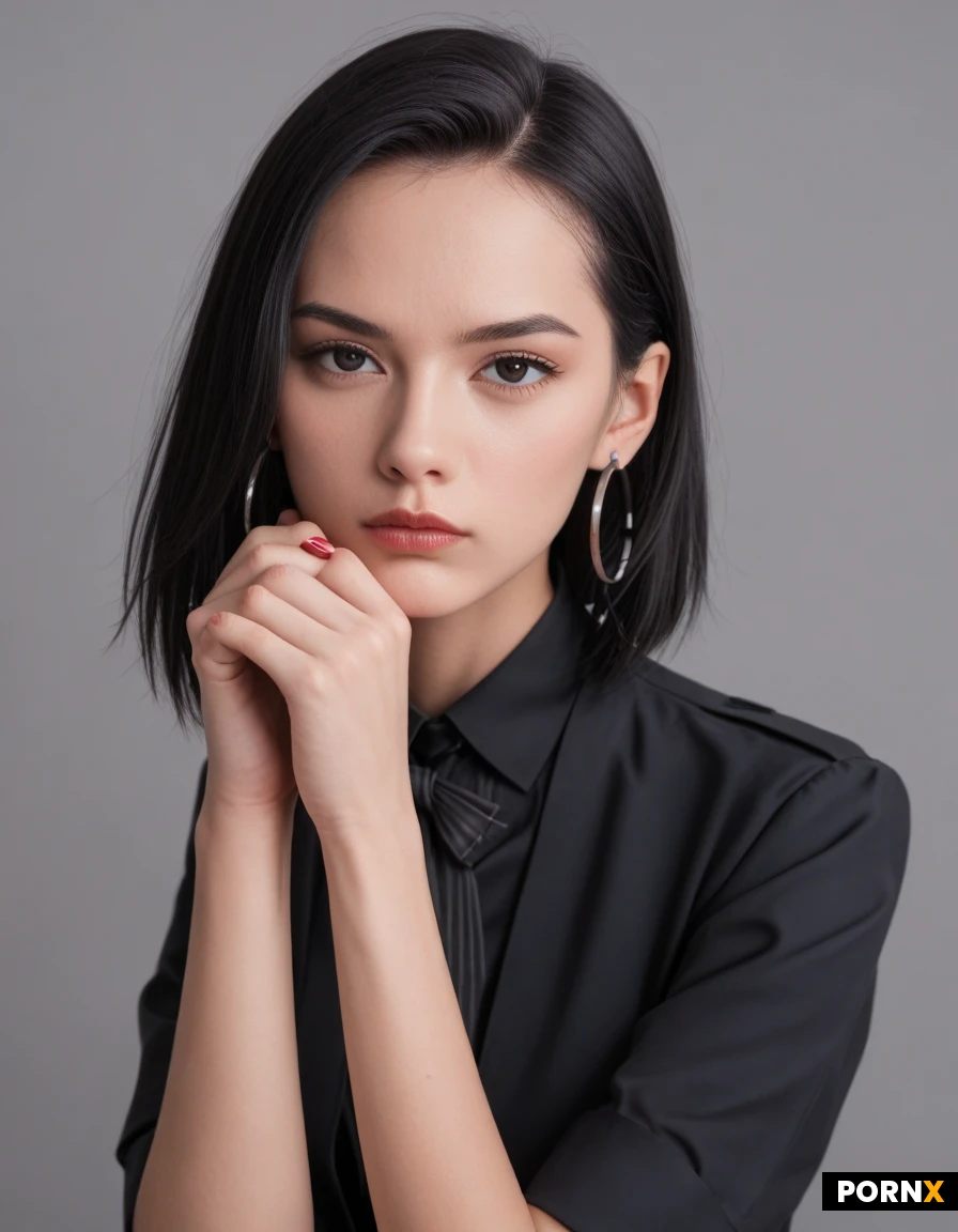 (Japanese_model_model:1.3), (model_face:1.2), (cute_face:1.5), 25s, deep obsidian eyes, neon-magenta strands, petite_slender_shape, pale porcelain skin, seductive arched pose, heavy breathless panting, strict university uniform, pleated skirt, industrial silo, rusted walls, midday glare, titanium ear cuffs, minimal dark makeup.