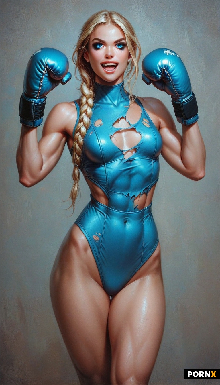 Hot female boxer