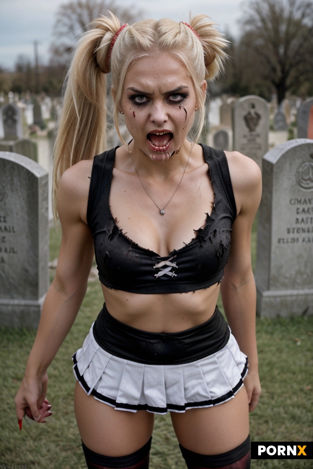 pretty zombie woman