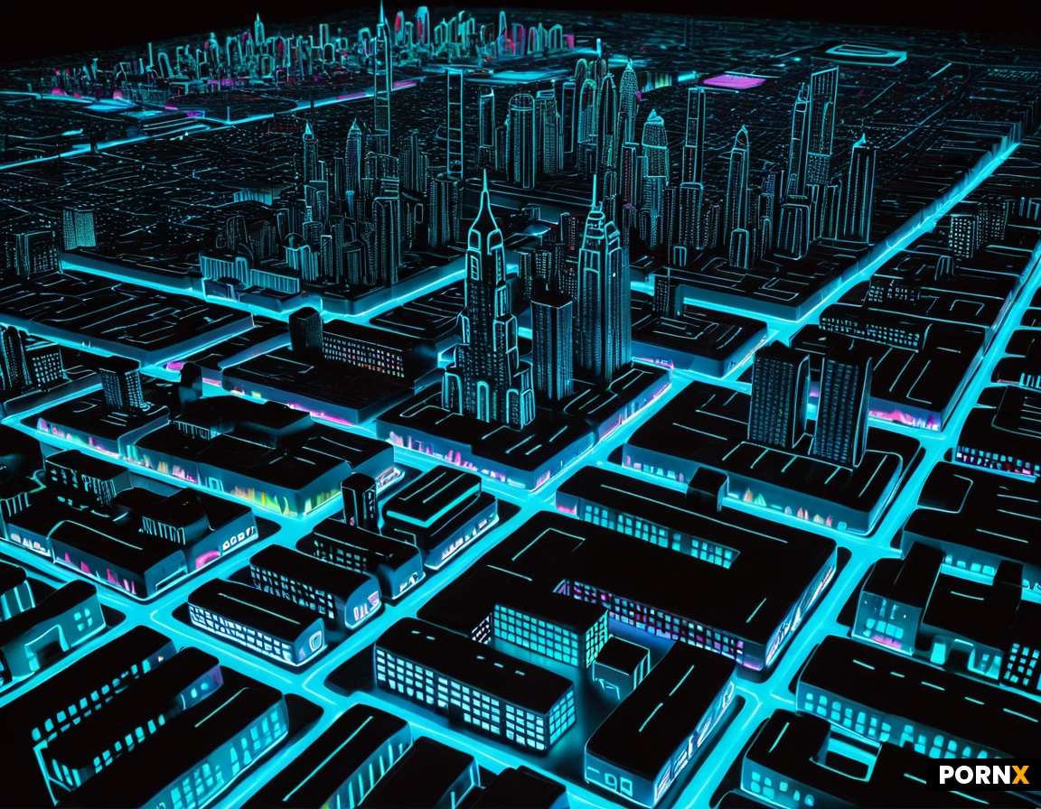 huge gummy cityscape