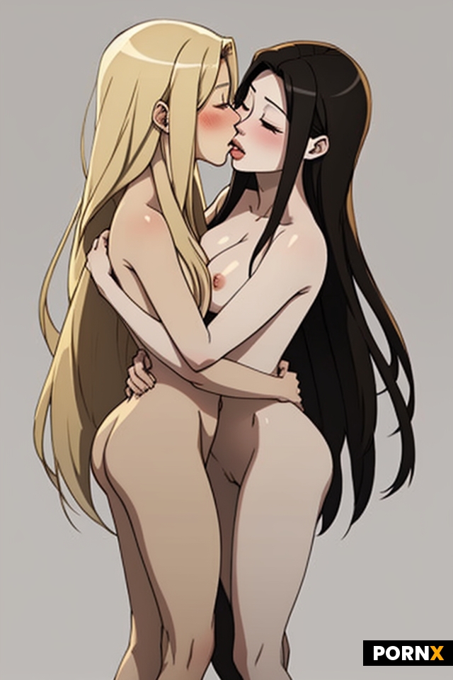 blonde british woman and black haired chinese woman