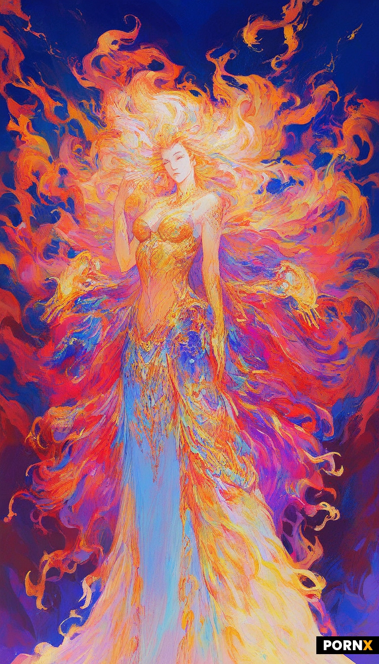 A stunning and fantastical sci-fi world featuring a beautiful woman