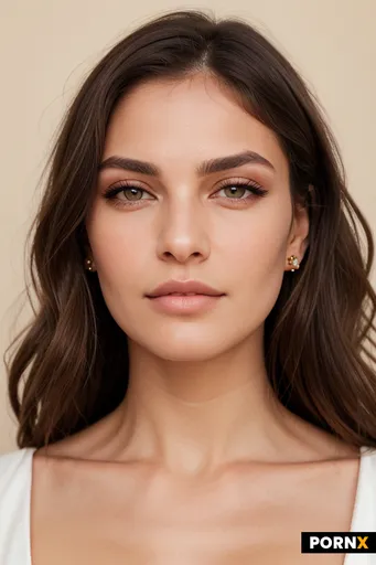 Ultra-realistic close-up beauty portrait of an adult woman