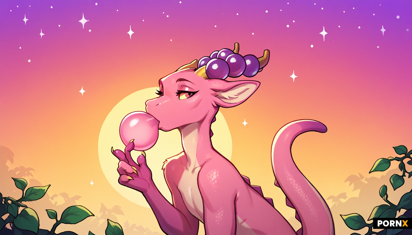 Furry cat dragon